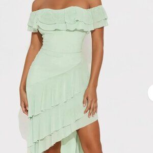Mila Ruffle Maxi dress